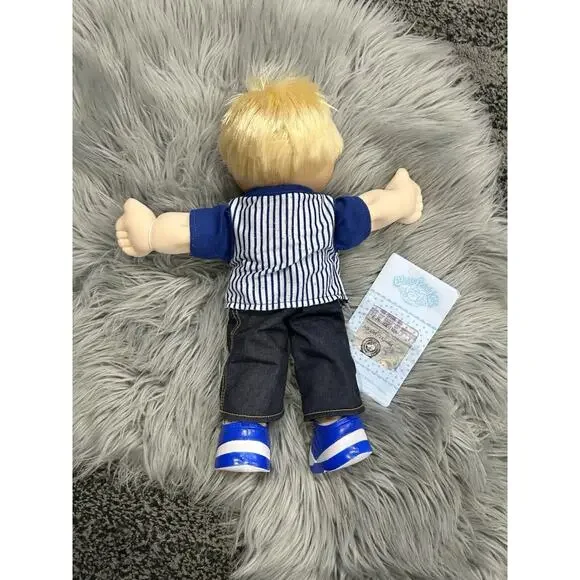 Cabbage Patch 15" Boy Plush Blonde Hair Blue/Eyes Caucasian 2015‎ “Edward Dane”